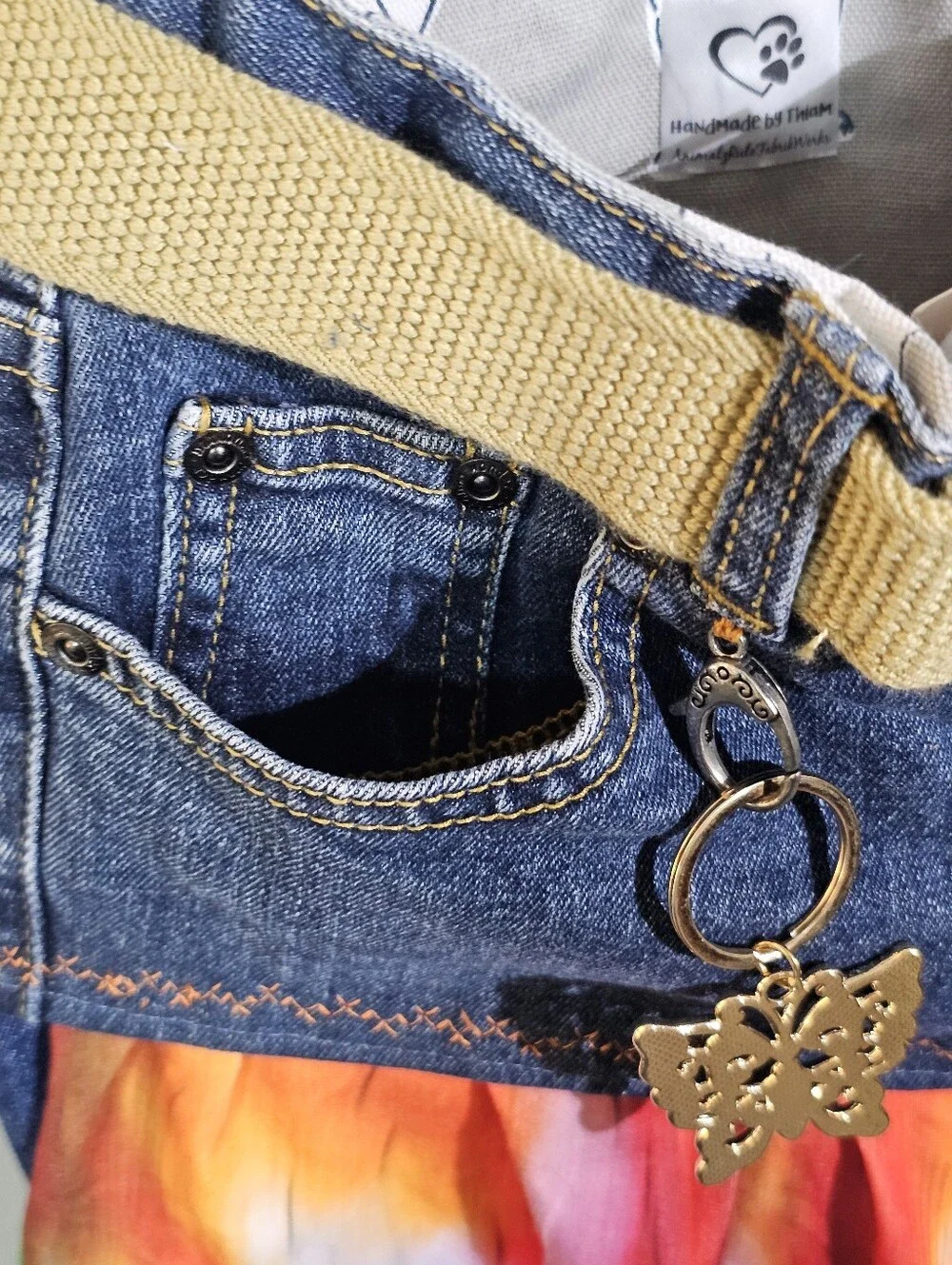 Crossbody Bucket Style Bag. Dog Themed.  Fully Lined.